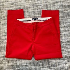 Tommy Hilfiger Ankle Pants in Red